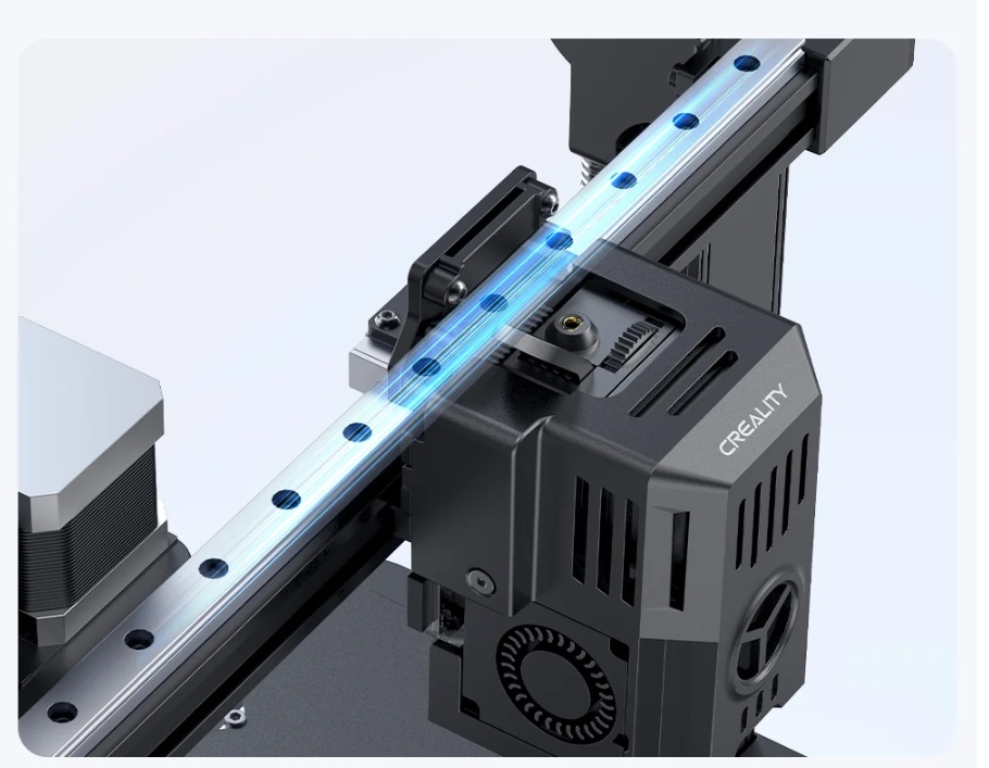 Imprimanta 3D Creality ENDER-3 V3 KE, Precizie +/-0.1mm, Diametru filament: 1.75mm, tip filament compatibil:PLA, PETG, ABS, TPU(95A), ASA, temperatura duza:300 C, duza: :0.4mm, Format: STL/OBJ/AMF,Viteza printare max: 500mm/s, Display 4.3