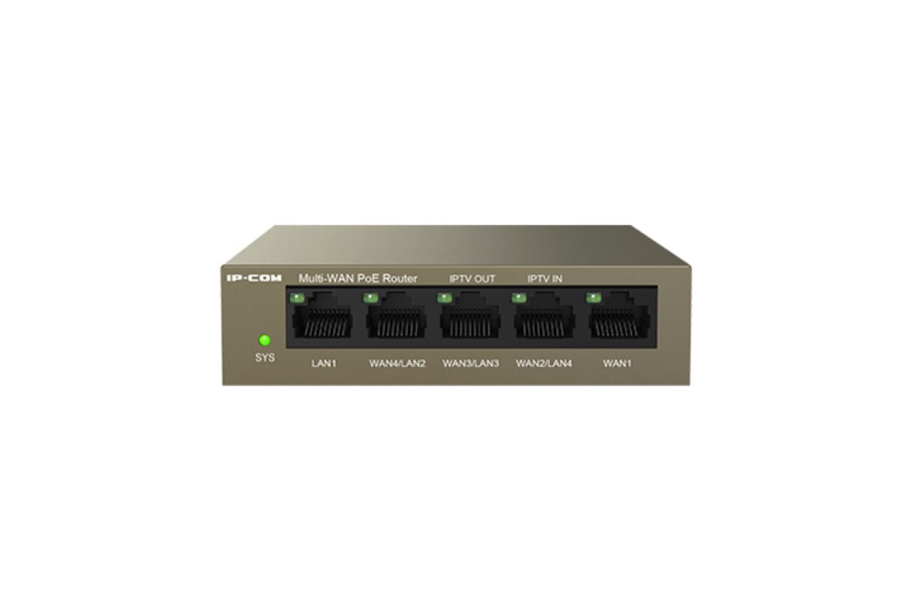 IP-COM 5 PORT CLOUD MANAGED POE ROUTER, M20-POE, Dimensiuni: 100*100* 26mm, Capacitate clienti: 150, NAT (Static IP) 940Mbps/930Mbps, NAT(DHCP) 941Mbps/932Mbps, NAT(PPPoE) 914Mbps/924Mbps, AP Management: 16, VLAN: 4, Procesor Dual core 1.0Ghz, RAM: