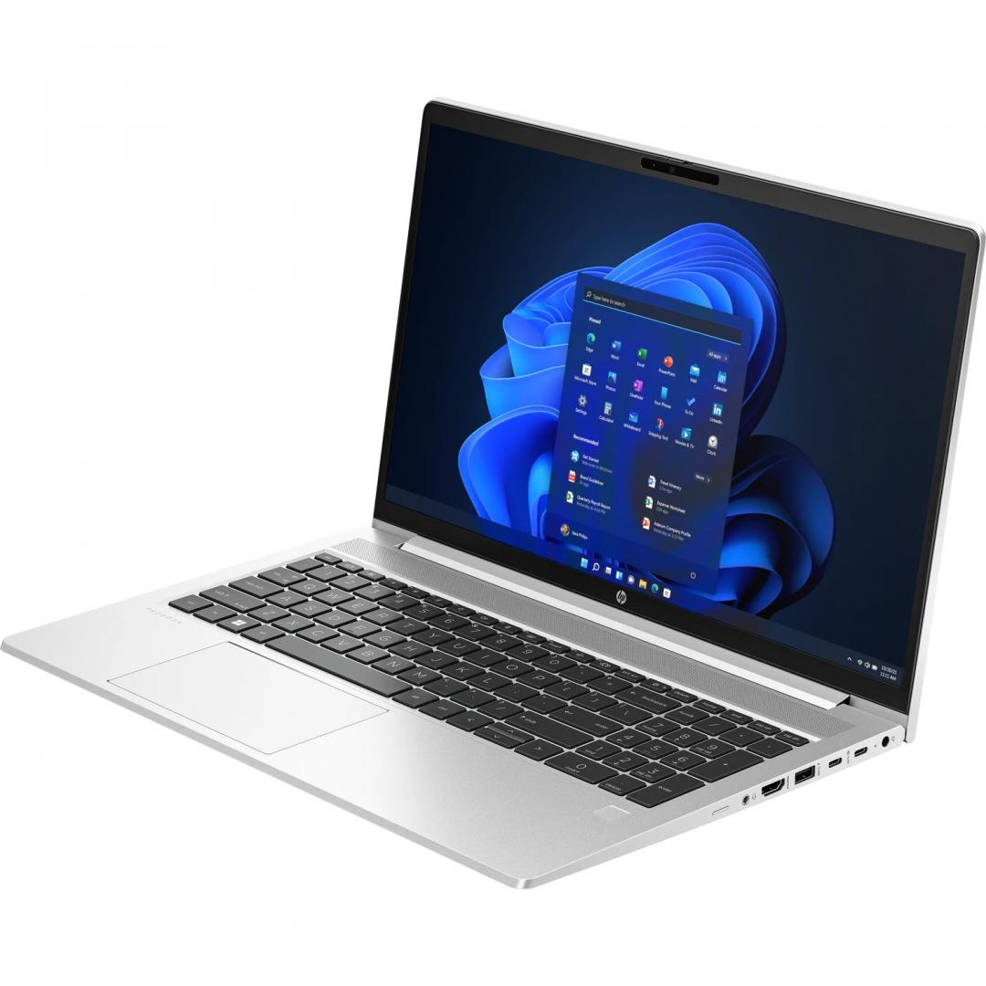 Laptop HP ProBook 450 G10 cu procesor Intel Core i7-1355U 10-Core (1.7GHz, up to 5.0GHz, 12MB), 15.6 inch FHD TOUCH, Intel Iris Xe Graphics, 32GB DDR4, SSD, 1TB PCIe NVMe, Free DOS, Pike Silver, 1yw - 3 | YEO