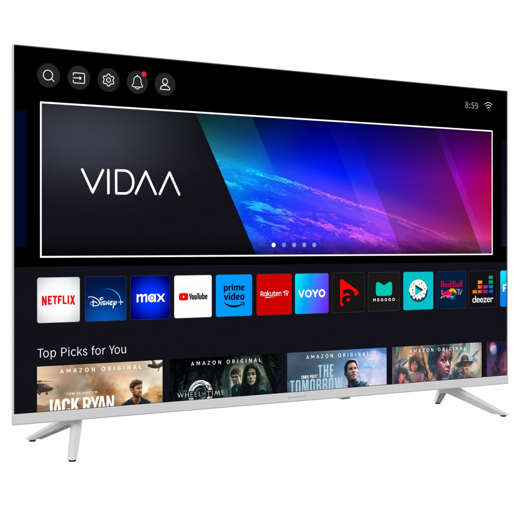 LED TV DIAMANT SMART 32HL4331H/C, 80 cm, HD, Alb, VIDAA - 1 | YEO