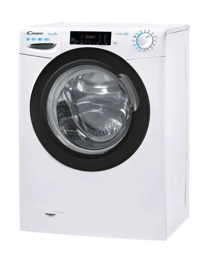 Mașina de spălat cu încărcare frontală Smart Pro Candy CSO 14105TBE/1-S, 10 kg, 1400 RPM, Clasa E, Alb, 16 programe, L x A x H (cm) 60x58x85 - 1 | YEO