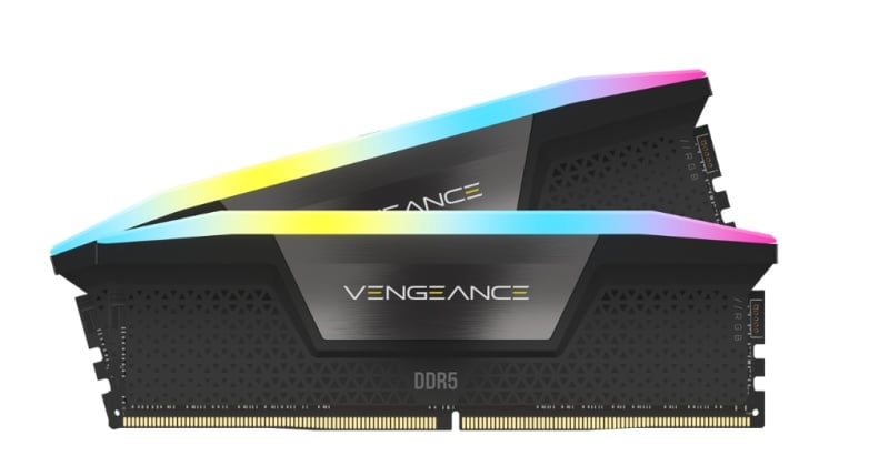 Memorie RAM Corsair Vengeance RGB 64GB DDR5 5200MHz CL40 Kit of 2