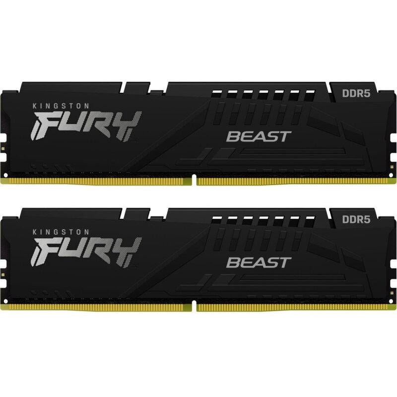 Memorie RAM Kingston FURY Beast 32GB DDR5 6000MHz CL30 Dual Channel Kit - 2 | YEO