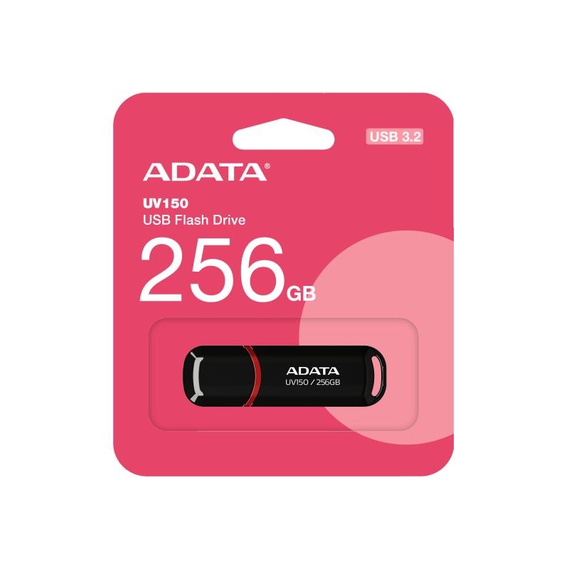 Memorie USB Flash Drive Adata 256GB, UV150, USB3.0, Negru - 3 | YEO