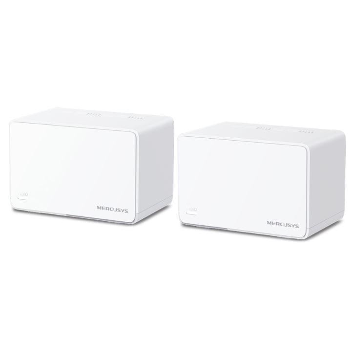 Mercusys AX3000 Whole Home Wi-Fi system HALO H80X(2-PACK),wi-fi 6 Dual-Band, Standarde Wireless: IEEE 802.11ax/ac/n/a 5 GHz, IEEE 802.11ax/n/b/g 2.4 GHz, viteza wireless: 2402 Mbps on 5 GHz, 574 Mbps on 2.4 GHz, Securitate wireless: