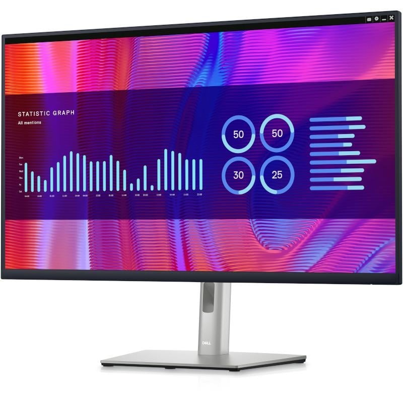 Monitor LED Dell P3223DE, 31.5inch, QHD IPS, 5ms, 60Hz, negru - 2 | YEO