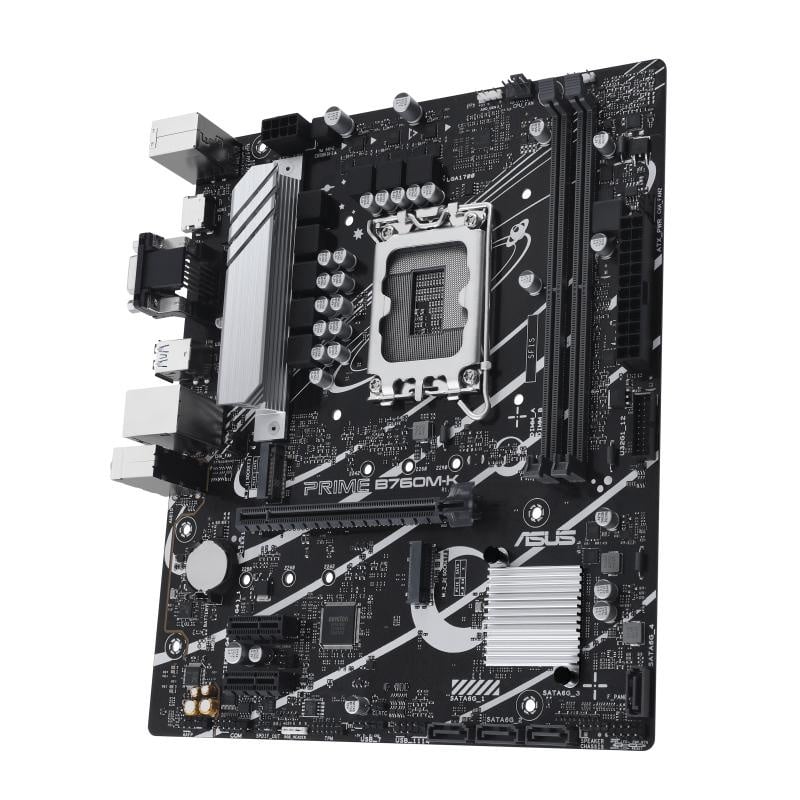 Placa de baza ASUS PRIME B760M-K LGA 1700, 2x DDR5, 1x VGA 1x HDMI, 1x PCIE 4.0 x16 1x PCIE 4.0 x1, 2x M.2, 4x SATA 6GB/s, mATX - 3 | YEO