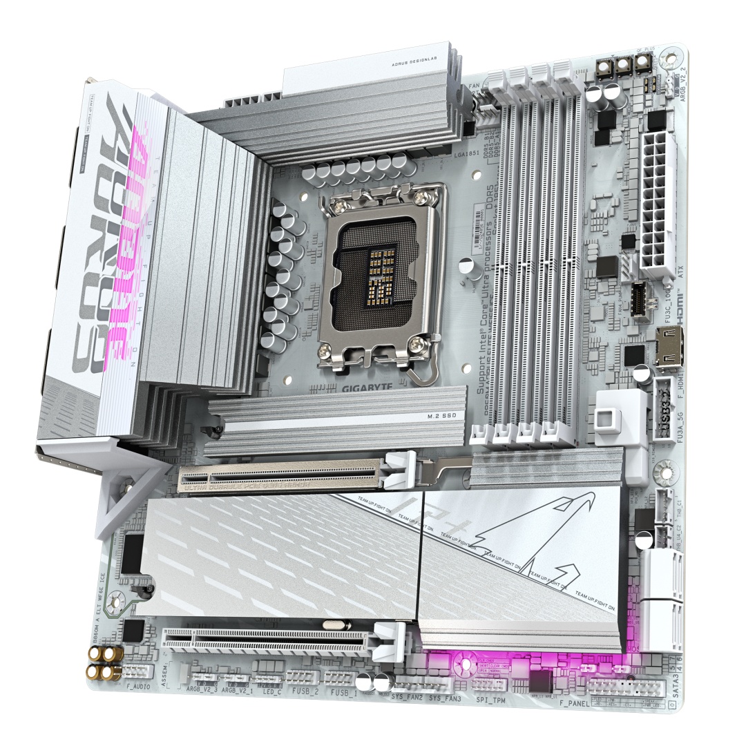 Placa de Baza GIGABYTE B860M AORUS ELITE WIFI6E ICE LGA1851 - 3 | YEO