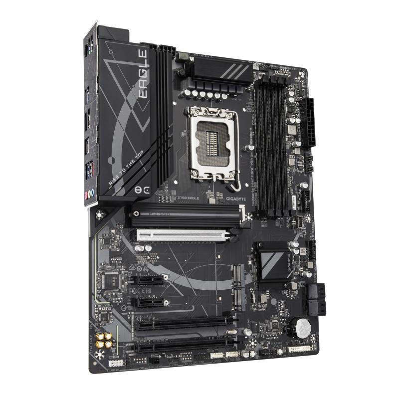 Placa de Baza GIGABYTE Z790 EAGLE LGA1700, 4x DDR5, 1x HDMI 1x DP, 1x PCIE 5.0 x16 1x PCIE 4.0 x16 1x PCIE 3.0 x16 2x PCIE 3.0 x1, 3x M.2, 4x SATA 6GB/s, ATX - 3 | YEO