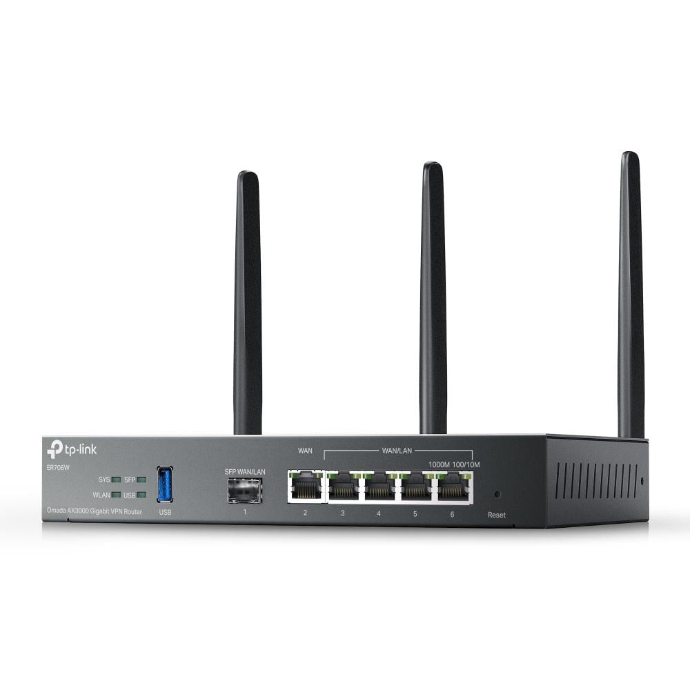 Router VPN Gigabit Wi-Fi 6 AX3000 Omada ER706W cu Port SFP Gigabit și Management Centralizat - 2 | YEO