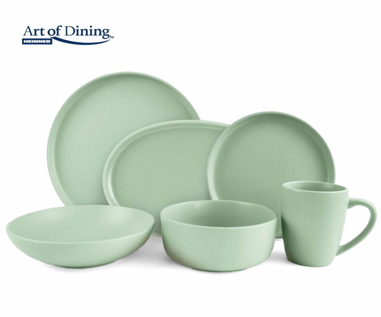 SET 5 BOLURI CEREALE CERAMICA 16 CM, YVONNE, ART OF DINING BY HEINNER - 2 | YEO