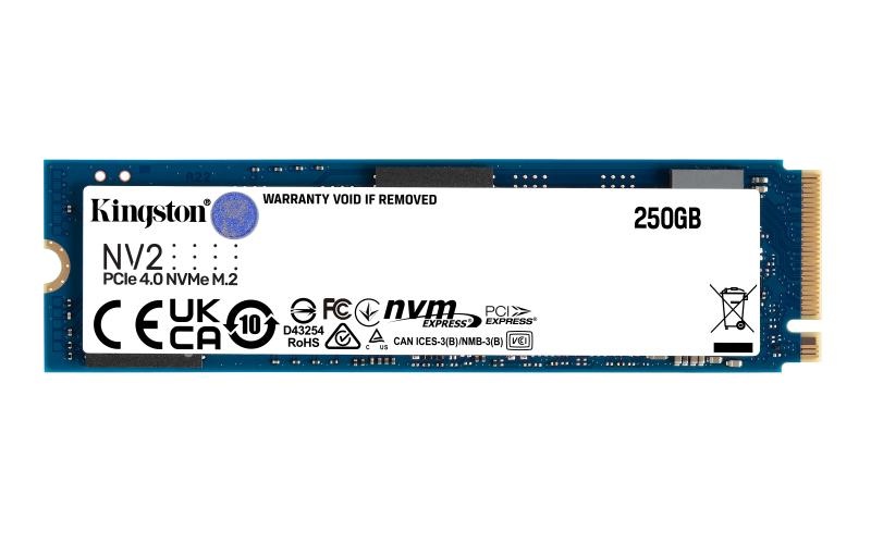 SSD Kingston, SNV2S, M2-2280, 250GB, PCI Express 3.0 x4 NVMe - 1 | YEO