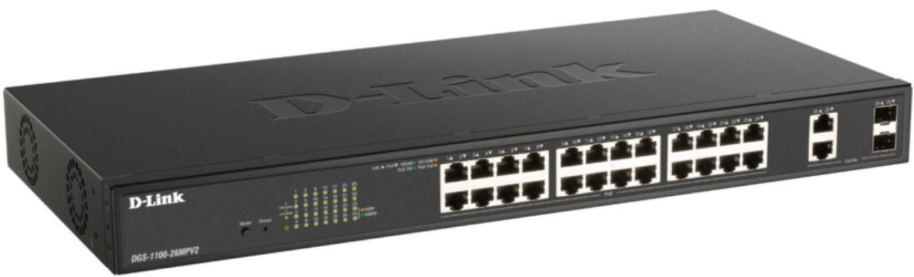 Switch D-Link DGS-1100-26, 24 port, 10/100/1000 Mbps