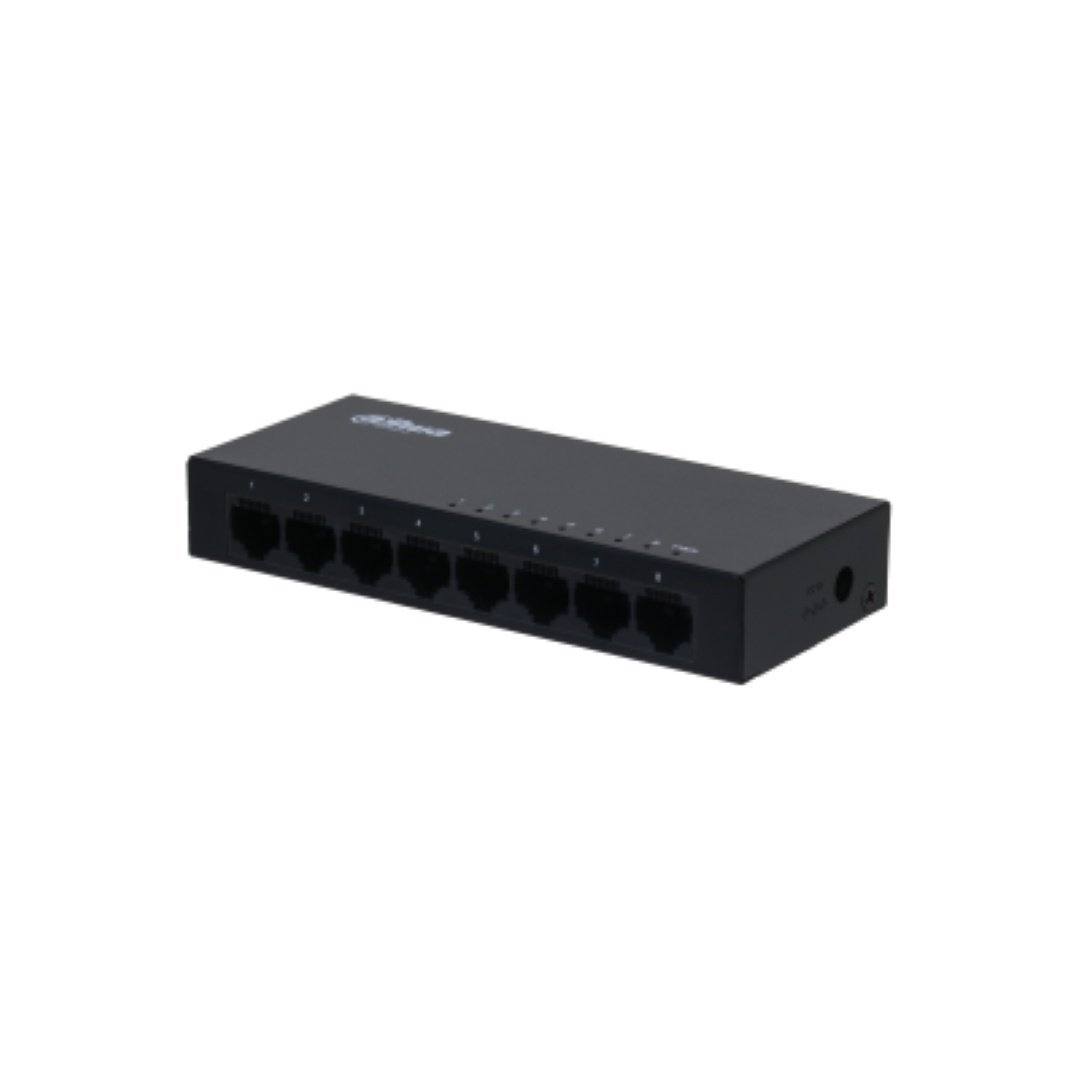 Switch Dahua PFS3008-8GT; 8 ports 10/100/1000Mbps; 186mm×106mm×33mm; Common Mode 4KV; Differential Mode 0.5KV; Greutate: 508g; - 2 | YEO