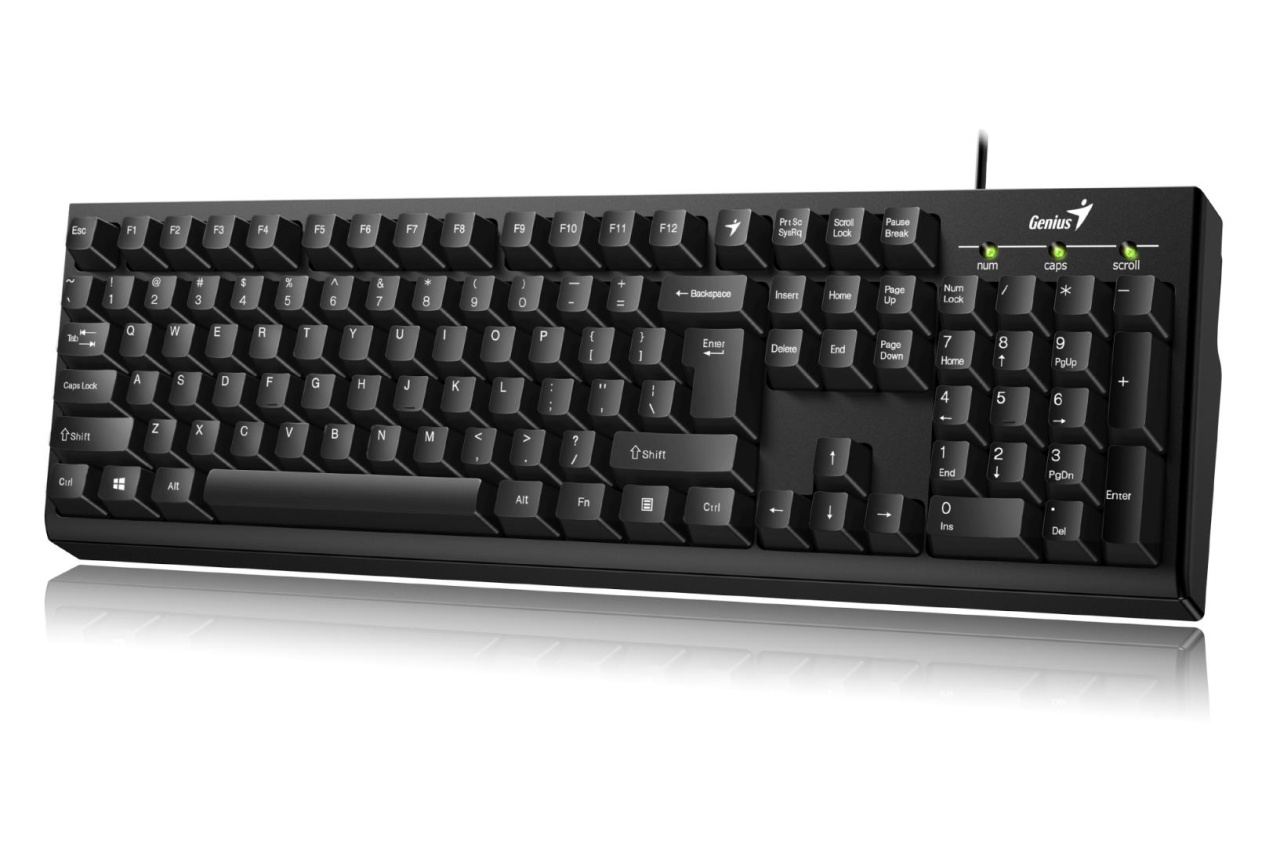 Tastatura Genius KB-100, neagra - 1 | YEO