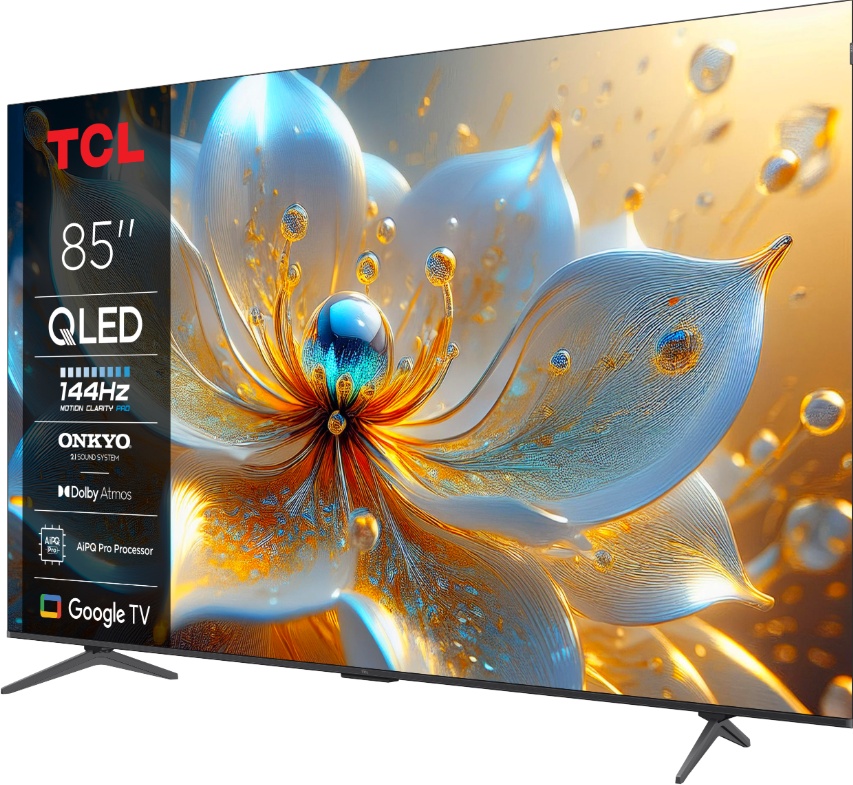 Televizor TCL QLED 85T8C, 215 cm, Smart Google TV, 4K Ultra HD, (Model 2025) - 2 | YEO