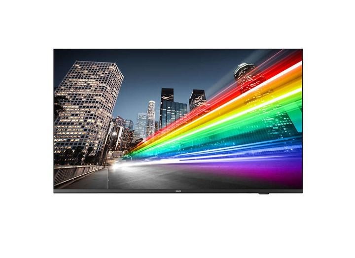 TV signage Philips 50” B-Line, 4K UHD, Chromecast built-in, Google Play Store, DVB-C/T/T2 Tuner, HDMI, Scheduler, Auto on/off, Crestron Connected Certified v2, Neets/Extron compatible, CMND Create & Control