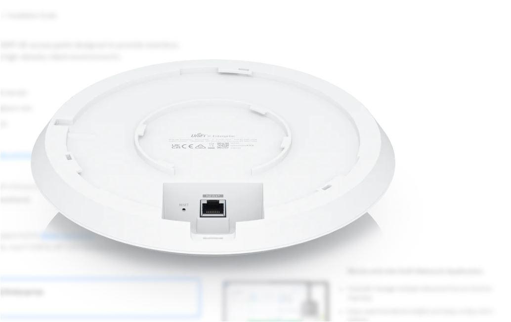 UBIQUITI Unifi6 Enterprise Access Point, U6-ENTERPRISE, Tri-Band WIFI6, 2.4 GHz 573.5 Mbp, antenna 3.2dbi, 5 GHz 4.8 Gbps, antenna 5.3dbi, 6 Ghz 4.8Gpbs , antenna 6dbi, standard wireless: 802.11a/b/g WiFi 4/WiFi 5/WiFi 6/WiFi 6E, 600+ clienti, interfa - 1 | YEO