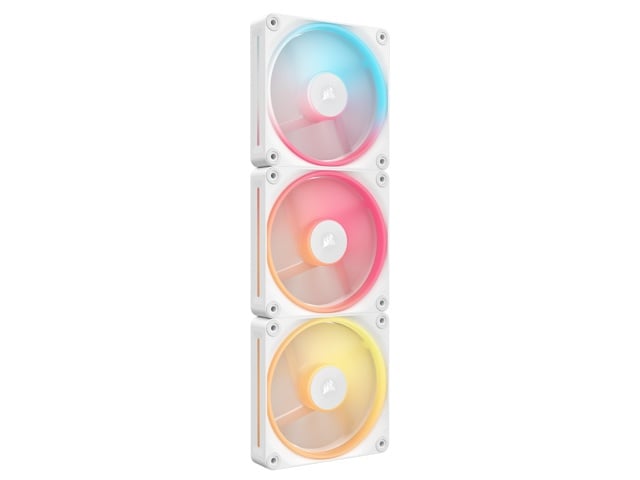 Ventilatoare Carcasa CORSAIR iCUE LINK LX120 REVERSE 3x120mm RGB ALB - 1 | YEO