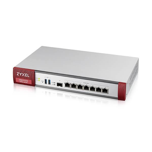 Zyxel USG FLEX500 H Series, User-definable ports with 2*2.5G, 2*2.5G( PoE+) & 8*1G, 1*USB (device only)