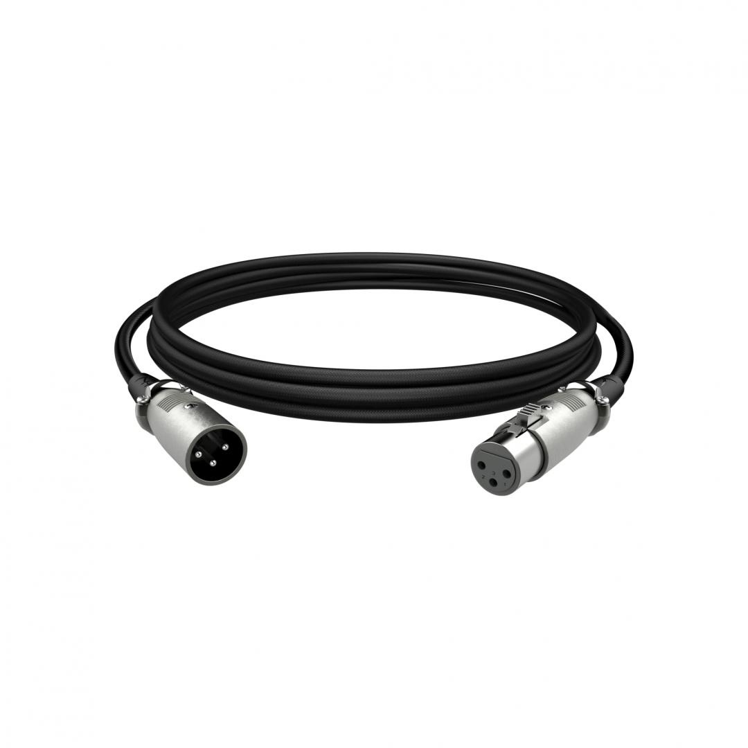 Cablu HyperX XLR, lungime 3m, T-M, diametru: 24 AWG, negru - 1 | YEO