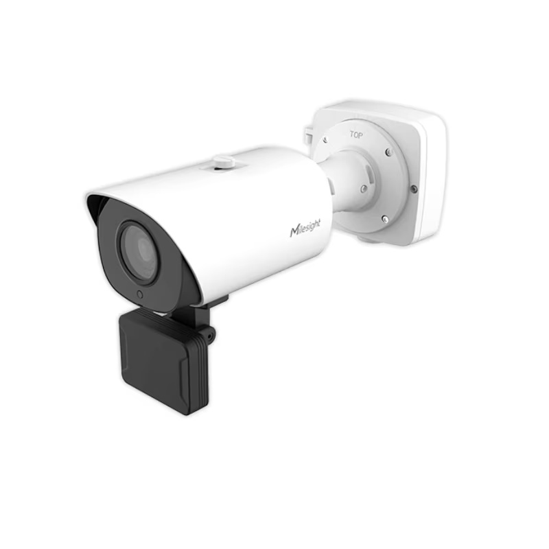 Camera de supraveghere IP Bullet LPR 2MP Milesight MS-C2966-RFLWPE/R, lentila varifocala: 2.7-13.5mm, iluminare min: Color: 0.005Lux@F1.4 B/W:0Lux cu IR 65m, interfata audio: 1/1, alarma: 1/1, StandardWiegand26-bit, slot card de memorie: