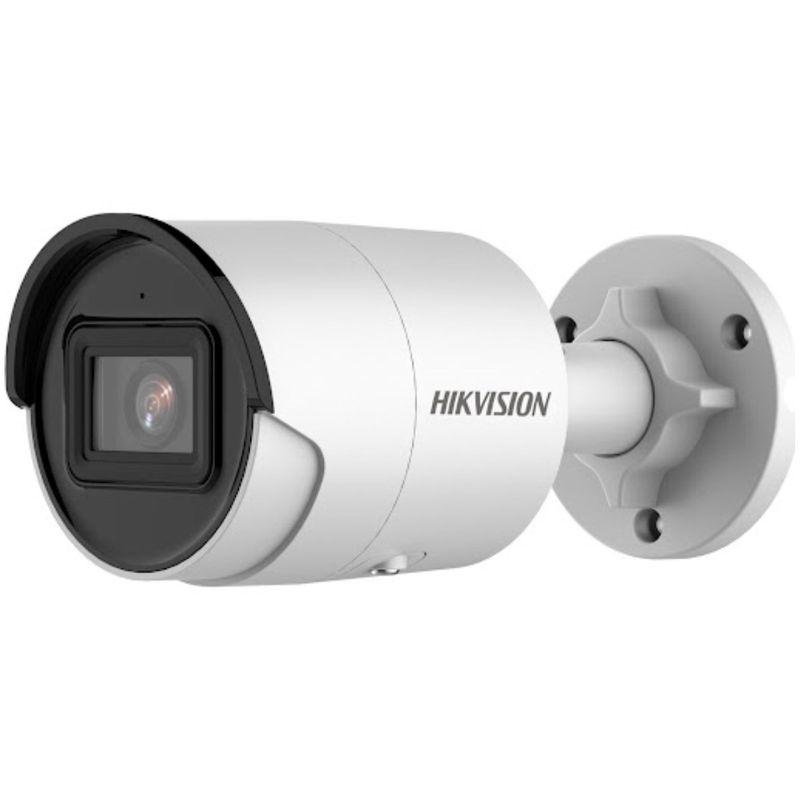 Camera supraveghere Hikvision IP bullet DS-2CD2043G2-IU(2.8mm), 4MP, Acusens - filtrarea alarmelor false dupa corpul uman si masini, microfon audio incorporat, senzor: 1/3″ Progressive Scan CMOS , rezolutie: 2688 × 1520@30fps, iluminare: Color: 0.005 Lux