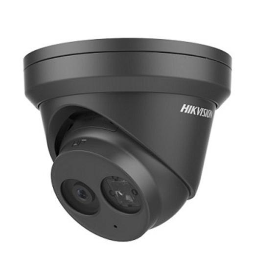 Camera supraveghere Hikvision IP turret DS-2CD2343G2-IU(2.8mm)(BLACK), 4MP, culoare neagra, Acusens - filtrarea alarmelor false dupa corpul uman si masini, microfon audio incorporat, senzor: 1/3″ Progressive Scan CMOS, rezolutie: 2688 × 1520@30fps,