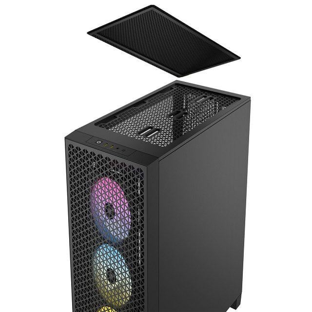 Carcasa Corsair 3000D RGB Mid-Tower NEGRU - 2 | YEO