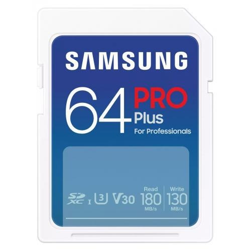 Card de Memorie Micro Secure Digital Card Samsung, PRO Plus, 64GB, MB-SD256S/EU, Clasa U1, V10, pana la 120MB/S - 2 | YEO