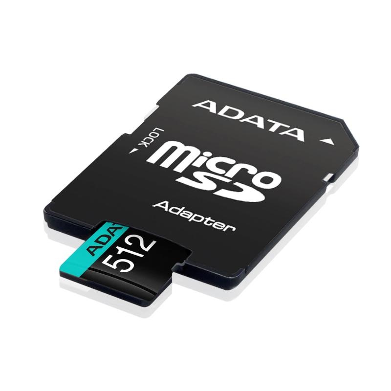 Card de Memorie MicroSD Adata 512GB, Adaptor SD, Class 10 - 2 | YEO