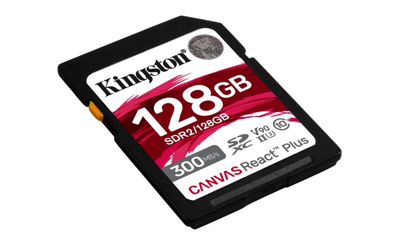 Card de Memorie SDXC Kingston Canvas React Plus 128Gb, Class 10 - 2 | YEO