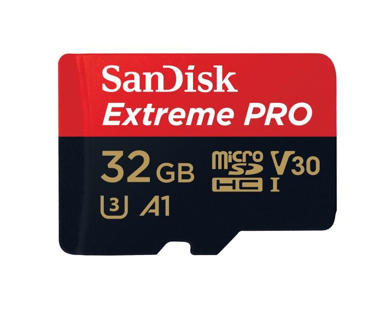 Carde de Memorie Micro Secure Digital SanDisk Extreme Pro, 32GB, UHS-I, Class 10 + Adaptor