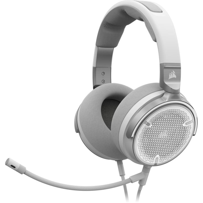 Casti gaming CORSAIR VIRTUOSO PRO WHITE, wired, Headphone Drivers 50mm, Headphone Frequency Response 20Hz-40kHz, 32 ohms, 108 cable lenght - 1 | YEO