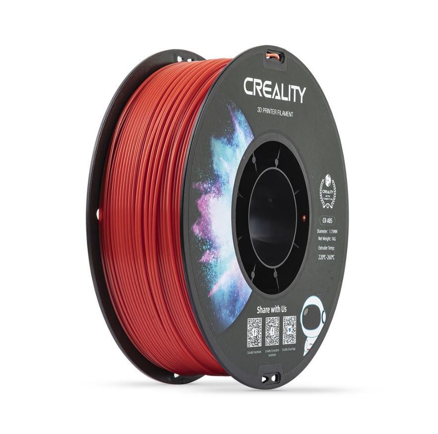 CREALITY CR-ABS 3D Printer Filament, red, temperatura printare: 220-260, Diametru Filament: 1.75mm, rezistenta la tractiune: 43MPa,diametru suport filament: 200mm, NON-Toxic, Utilizare: pana la 6 luni de la deschiderea ambalajului. - 1 | YEO