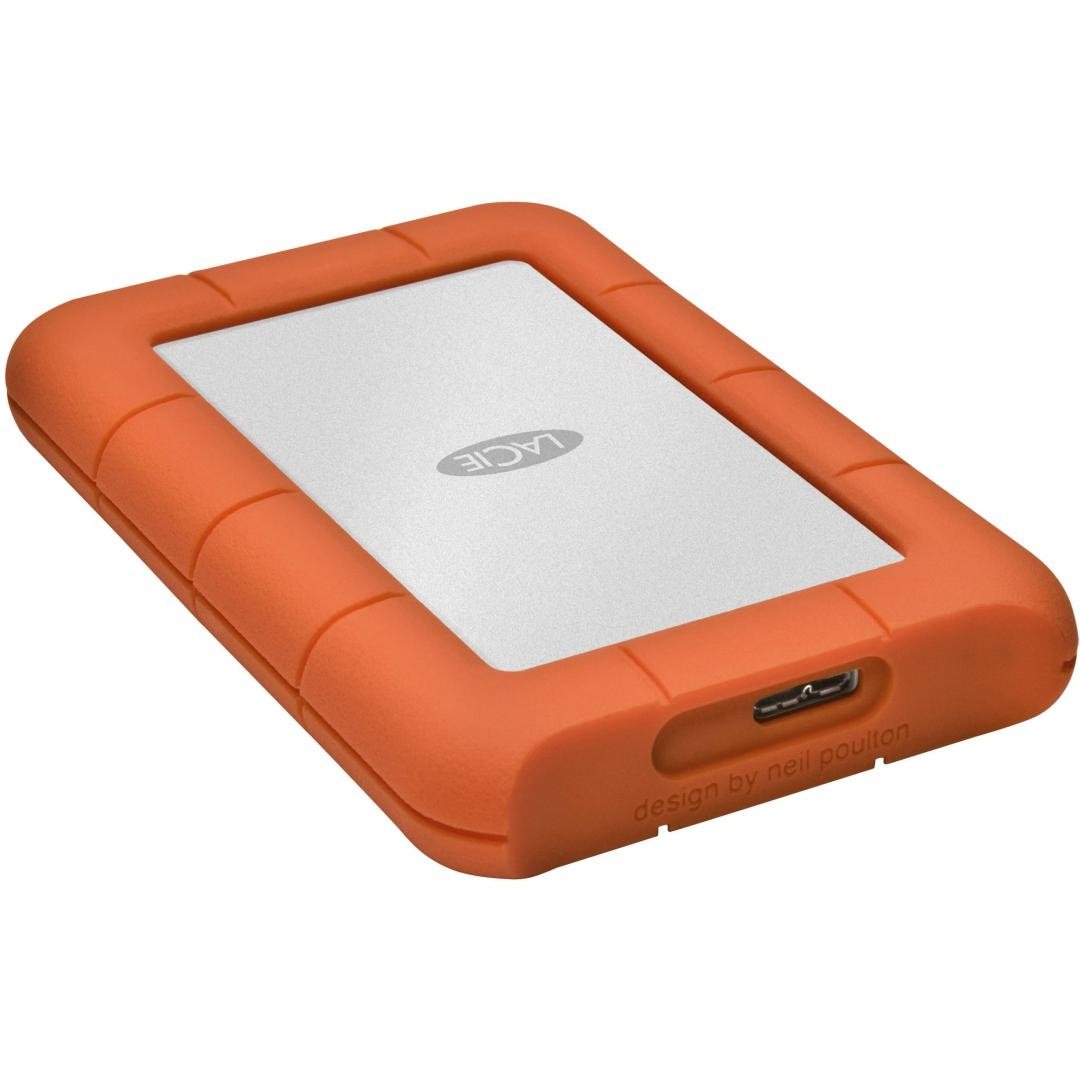 HDD extern LaCie Rugged Mini, 5TB, Portocaliu, USB 3.0