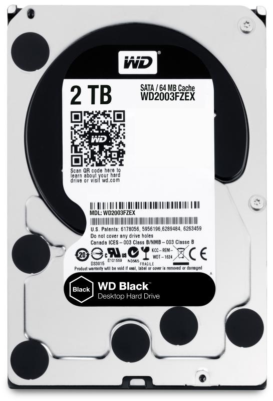 HDD WD Black 2TB SATA-III 7200rpm 64mb - 4 | YEO