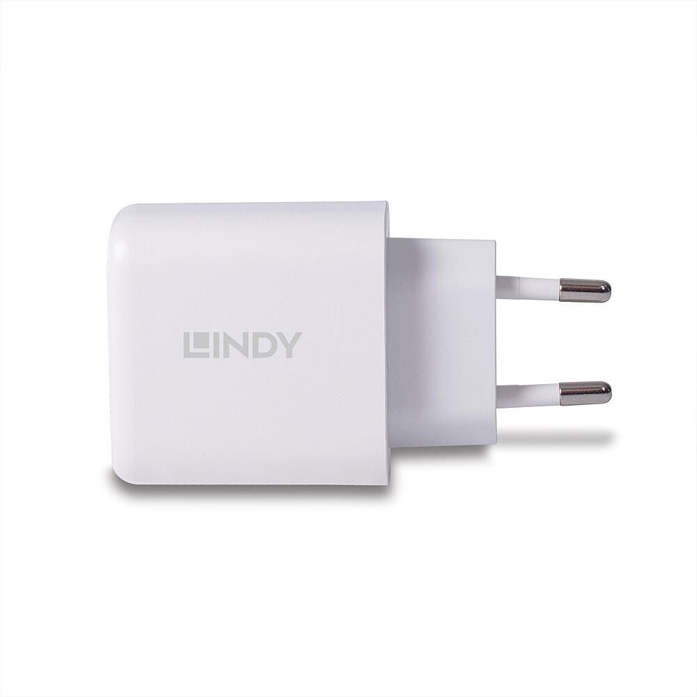 Incarcator Lindy USB A & C, 65W, putere intrare 100-240VAC, 50/60Hz 0.6A, putere iesire USB Type A: 5V 3A, 9V 2A, 12V 1.5A USB Type C: V V 3A, 9V 3A, 12V 2.5A, 15V 2A, 20V 1.5A, PPS33 11V 2.7A, PPS33 16V 1.88A USB Type A & C: 5V 3Apower, alb - 2 | YEO