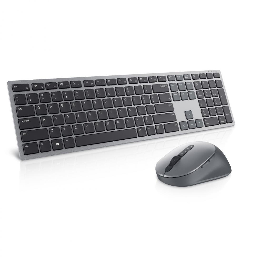 Kit tastatura si mouse Dell Premier Multi-Device KM7321W, wireless, negru