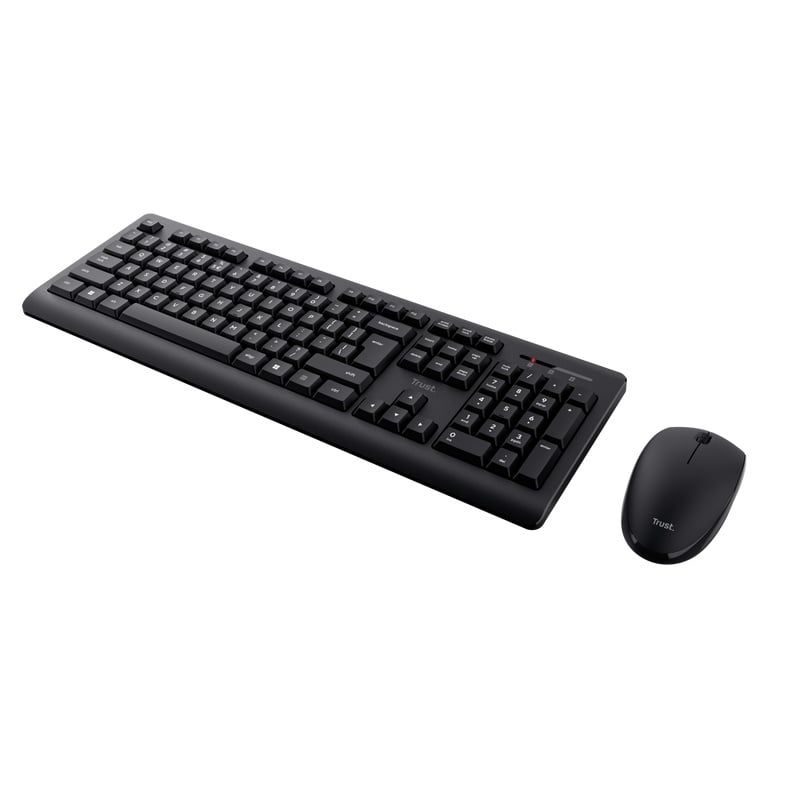 Kit Trust Primo tastatura standard, mouse wireless optic, rezoltie maxima 1200 DPI, negru - 3 | YEO