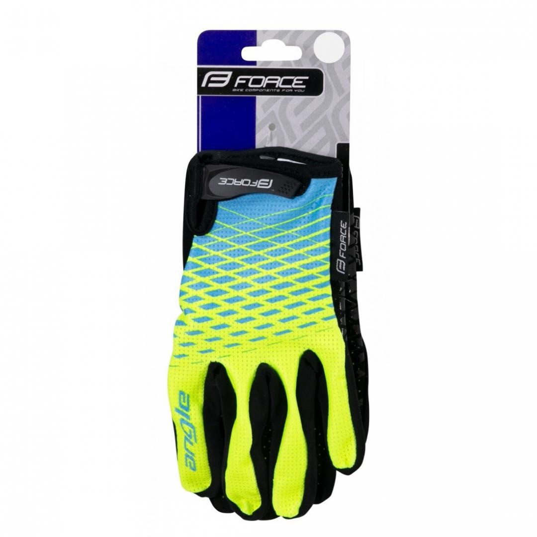 Manusi Force MTB Angle, fluo/albastru XL - 2 | YEO