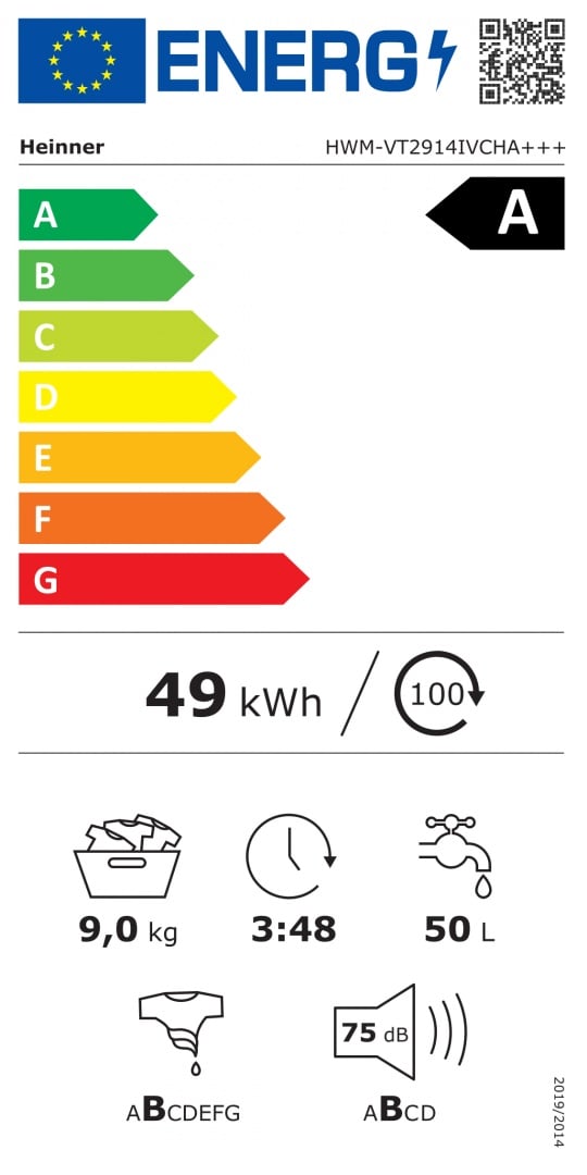 MASINA DE SPALAT HEINNER HWM-VT2914IVCHA+++ - 1 | YEO