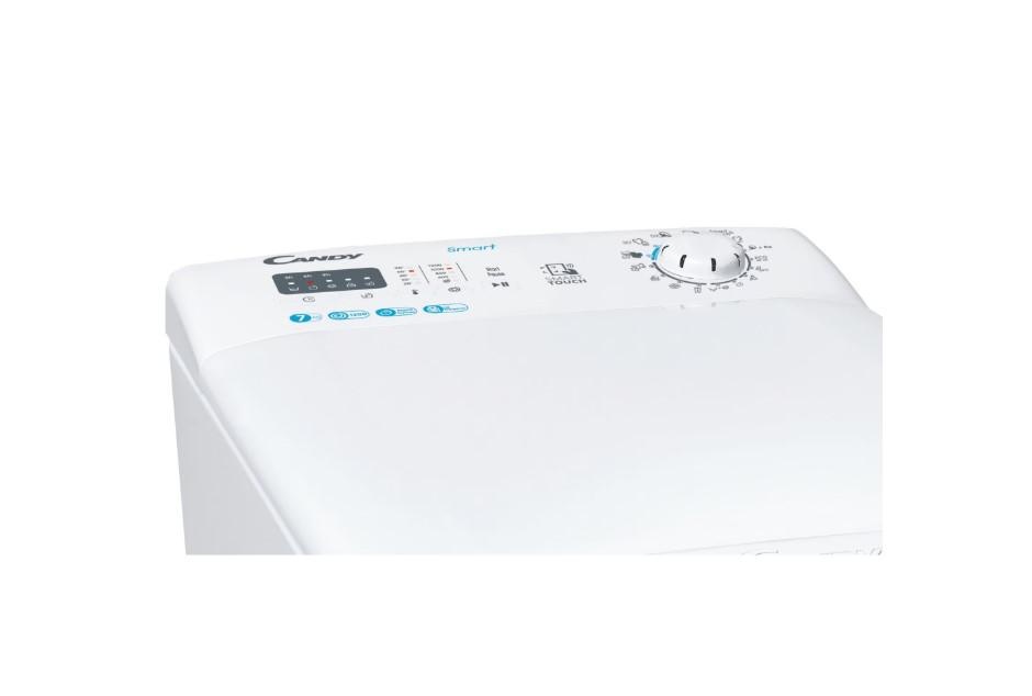 Masina de spalat rufe cu incarcare verticala Candy CST 27LET/1-S, 7 kg, 1200 rpm, Clasa E, programe Hygiene, Alb - 1 | YEO