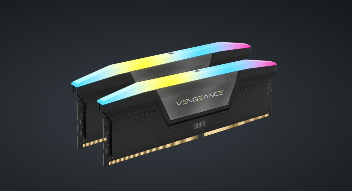 Memorie RAM Corsair Vengeance RGB 64GB DDR5 5200MHz CL40 Kit of 2 - 1 | YEO