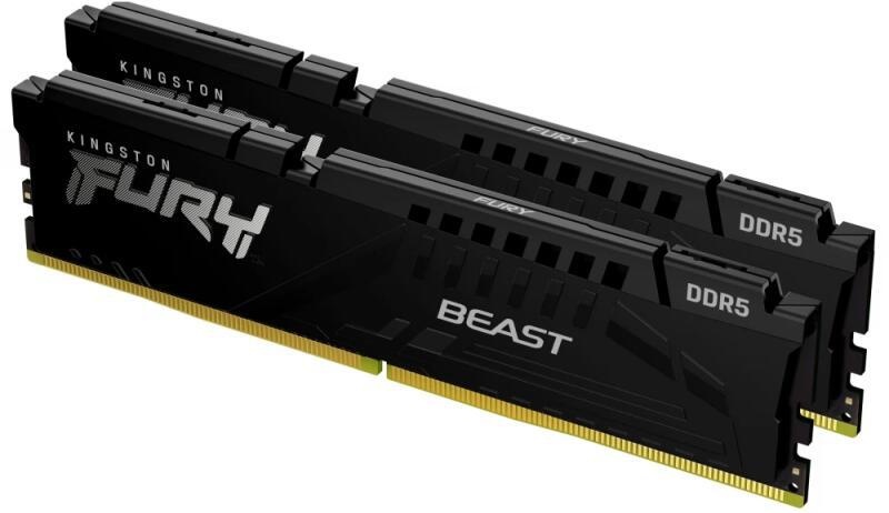 Memorie RAM Kingston FURY Beast 64GB DDR5 5200MHz CL36 Dual Channel Kit