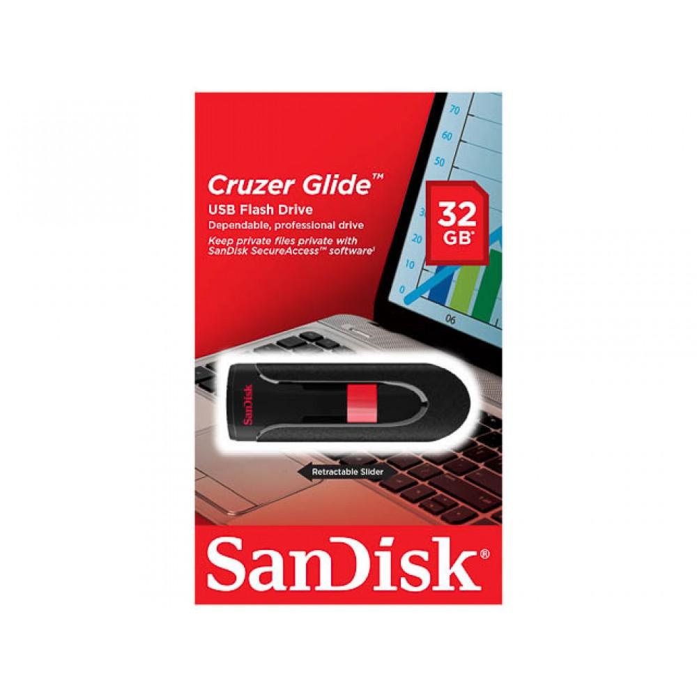 Memorie USB Flash Drive SanDisk Cruzer Glide, 32GB, USB 2.0 - 2 | YEO