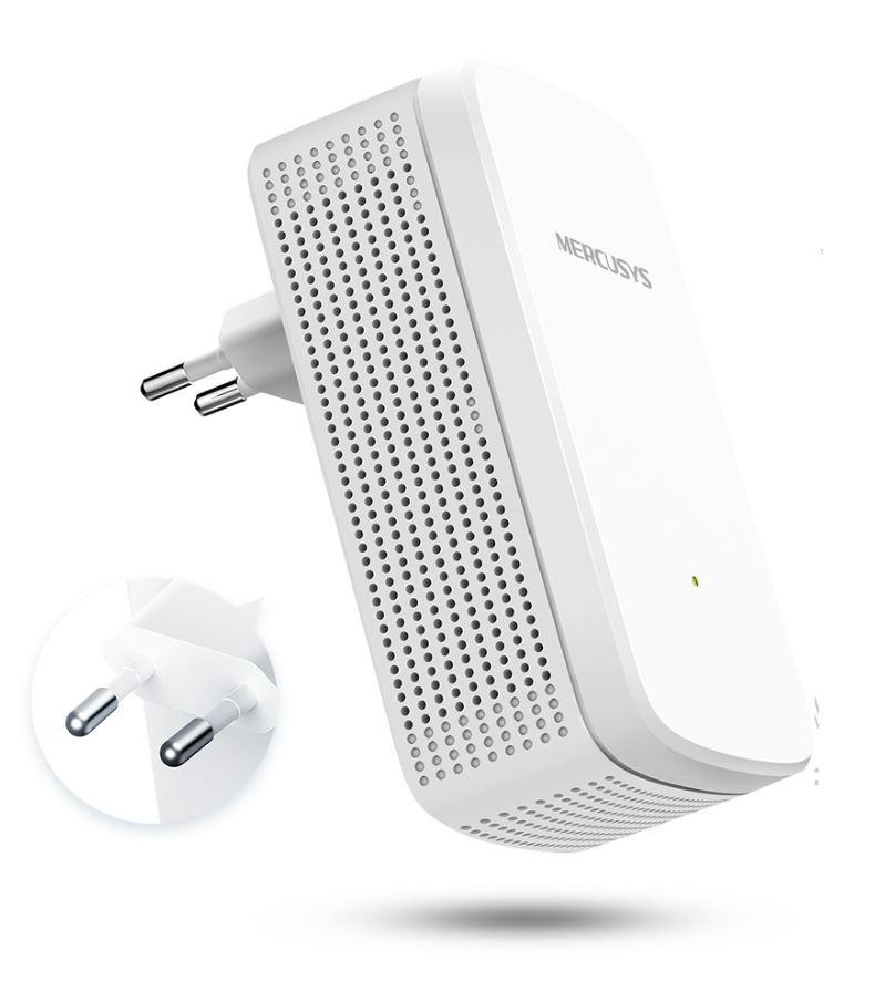 Mercusys Range Extender Wi-Fi 750Mbps, ME20; Standarde wireless: IEEE 802.11a/n/ac 5 GHz, IEEE 802.11b/g/n 2.4 GHz, Dual-Band 2.4 GHz - 2.5 GHz, 5 GHz, Rata semnal: Până la 750 Mbps (433 Mbps pe 5 GHz, 300 Mbps pe 2.4 GHz), Securitate Wireless: