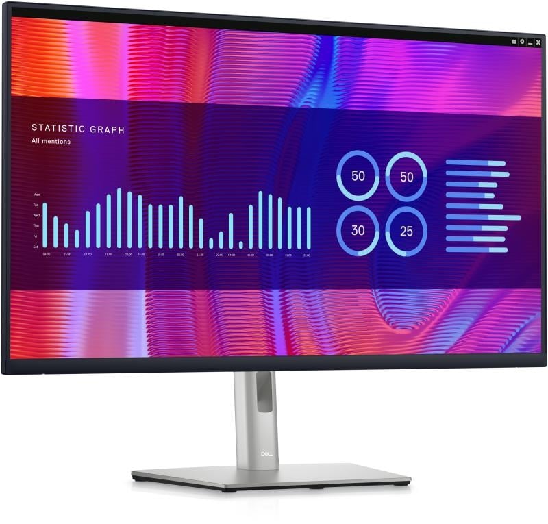 Monitor LED Dell P3223DE, 31.5inch, QHD IPS, 5ms, 60Hz, negru - 3 | YEO