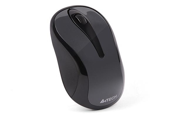 Mouse A4tech, wireless, 1000 dpi, butoane/scroll 3/1, gri - 1 | YEO