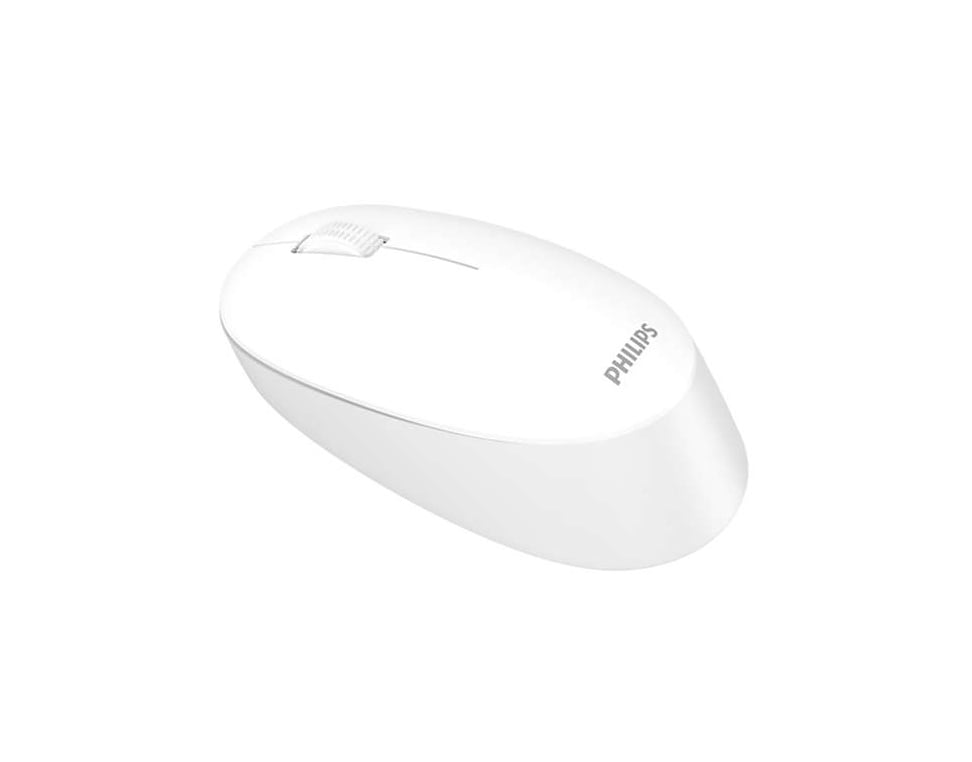 Mouse Philips SPK7307WL, wireless, 2.4GHz, optic, 3 butoane, 1600 DPI, silent, ambidextru, alb - 1 | YEO